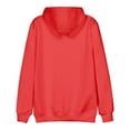 thumbnail image 3 of FUNIER Hooded Sweatshirt Stitch Print Polyester 100-8XL Full Size Unisex Casual Christmas Sweater with Keychain for Adult & Children, Red, 3 of 6
