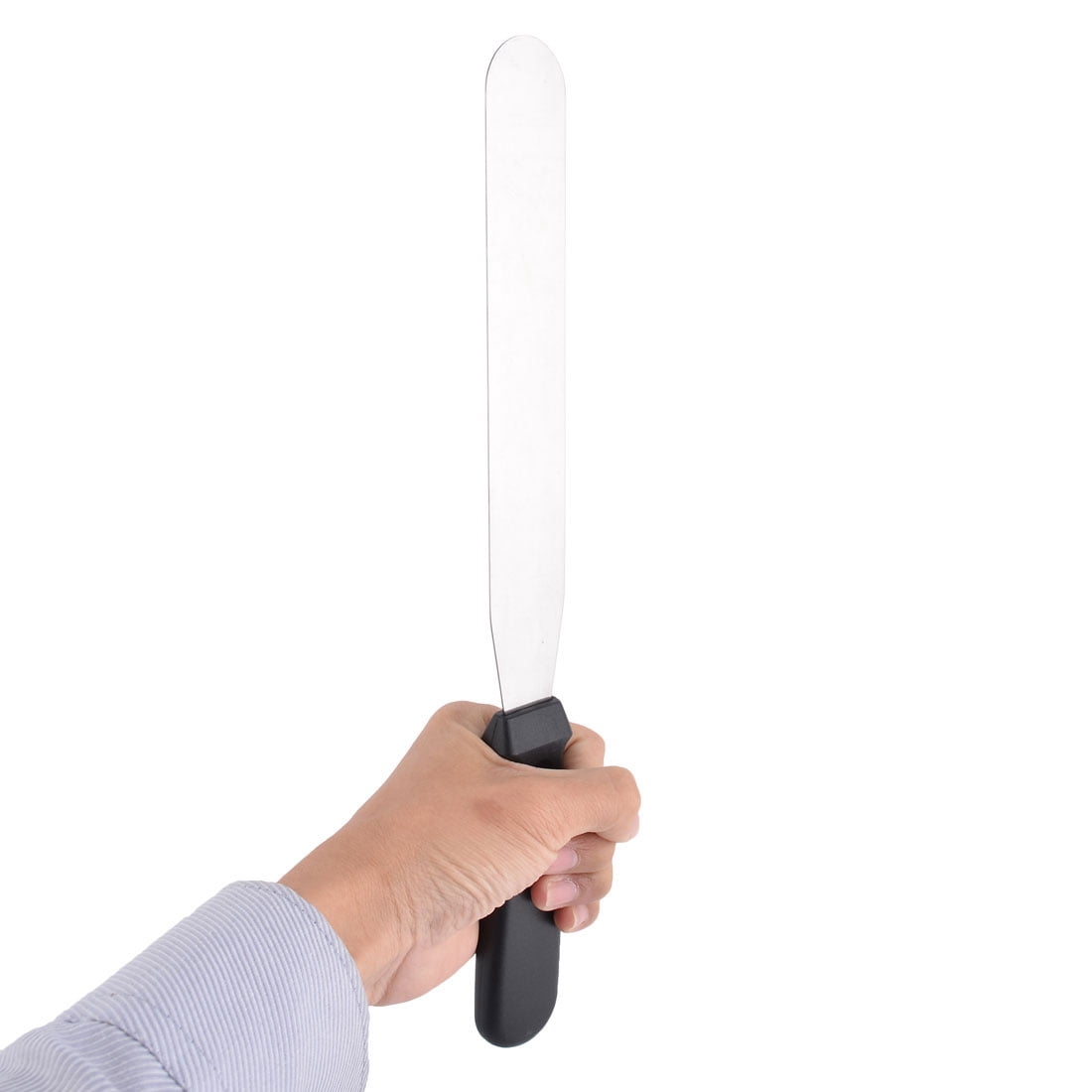 Unique Bargains Metal Kitchen Baking Cream Spatula Scraper 20cm Length