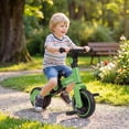 thumbnail image 2 of Gymax 5-In-1 Toddler Bike Kids Balance Bike w/ Removable Pedals Adjustable Handlebar Green, 2 of 10