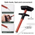 thumbnail image 4 of Hyasfey Aluminum Alloy Fish Hook Remover T-shape Handle Fishhook Detacher Extractor Dehooker Separator Disconnect Removal Tools Fishing Accessories, 4 of 7