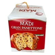 gran panettone madi italian cake net wt 1 kg (2.2 lbs) (made in italy)