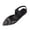 Black, variant on Purcolt Womens Floral Embroidery Mesh Slingback Flats Dressy Casual Pointed Toe Slip On Ballet Shoes Comfort Soft Sole Dress Shoes with Elastic Ankle Strap