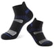 thumbnail image 1 of Nvzi 6 pares de calcetines invisibles para mujer y hombre, de corte bajo, cortos, antideslizantes, para correr, deportivos, novedosos, informales, con forro invisible, color negro, 1 of 2