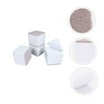 thumbnail image 3 of OATIPHO 4Pcs White Furniture Foot Cushion Noise Reduction Pad for Sofas Tables, 3 of 7