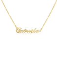 thumbnail image 3 of SuperJeweler Gabriela Nameplate Necklace in Gold 16 inches All Names Available for Women, 3 of 3