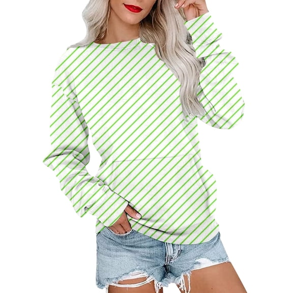 Bovemsi Womens Sweatshirts Women's Fashion Spring Autumn Casual Long Sleeve Hoodless Sweatshirt Top Fall Fashion Outfits 2025 Clothes