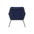 thumbnail image 2 of Inmod Mid-Century Modern Norwood Chenille Lounge Chair, Navy, 2 of 6