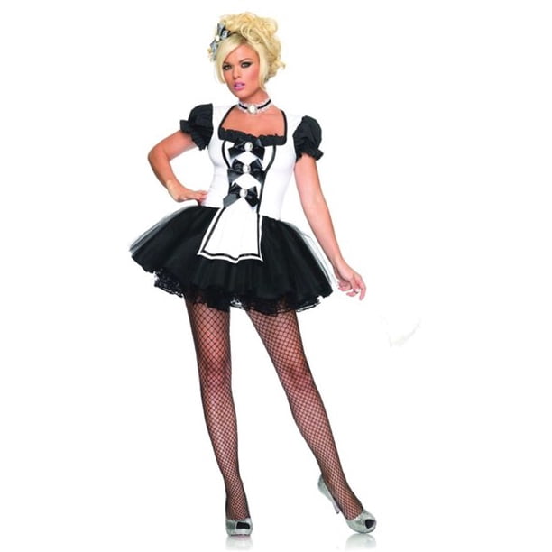Mistress French Maid Sexy Adult Halloween Costume - Walmart.com - Walmart.com