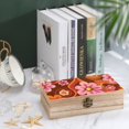 thumbnail image 4 of 7.9×2.3 In Wooden Boxes Durable Easy To Use Dustproof Prevent Slippery Delicate And Cabinet Groovy Flowers (14), 4 of 8