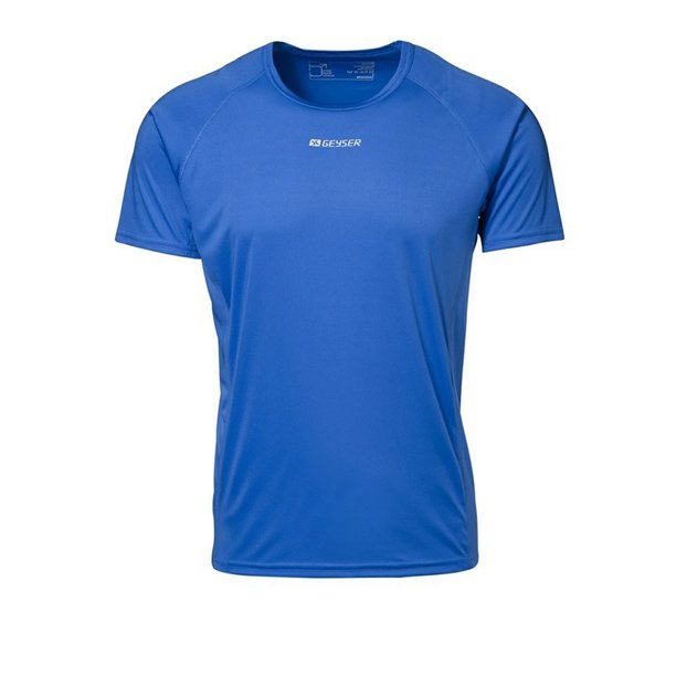 ID - Camiseta de deporte de manga corta Modelo Geyser Active hombre caballero (Azul eléctrico)