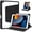 black, variant on 360° Rotating Clear Acrylic Case for iPad 10.2" 7/8/9 Gen with Pencil Holder,green