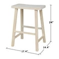 thumbnail image 6 of International Concepts 24" Saddleseat Stool, 6 of 9