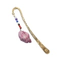 thumbnail image 1 of Retro Metal Bookmark, Star Sun And Moon Bookmark, Seven Chakra Healing Stone Beads And Natural Stone Pendant, 1 of 9