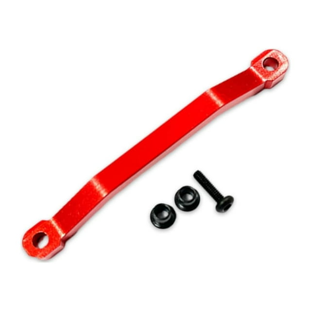 fastboy Aluminum Alloy Steering Link Rod Tie For HBX 1/24 RC 2098B Crawler Enhanced Performance Steering Red 1Set