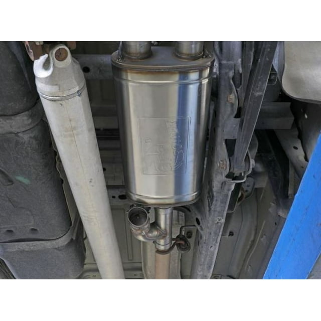 Advanced FLOW Engineering Exhaust System Kit 49-32083-P Gemini XV Cat-Back System; Stainless Steel; With Muffler; 3 Inch Pipe Diameter; Single Exhaust With Dual Exit; Split Rear Exit
