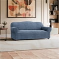 thumbnail image 2 of Chair Cover Armchair Cover Armchair Slipcover Cotton Fabric Slipcover Piece Form Fit Stretch Stylish Furniture Protector Mille Righe Collection (Chair) (), 2 of 7