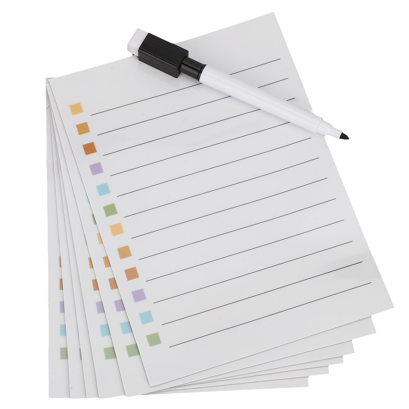 Whiteboard Erasable Schedule List, Practical Washable Dry Erase Board Sticker Super Stickiness  Organizer  for Kitchen