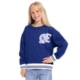 thumbnail image 2 of Winnie the Pooh Eeyore Girls’ Front Back Graphic Sweatshirt with Long Sleeves, Sizes 4-16, 2 of 7