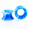 thumbnail image 3 of lionlar 11 Pairs Silicone Double Flared Flexible Ear Plug Tunnel Assorted Color 10mm, 3 of 9