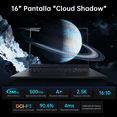 thumbnail image 4 of Laptop Gamer Thunderobot RZ16 Intel Core I7 14700HX RTX 5070 16'' QHD 240Hz 32GB RAM 1TB SSD Negro, 4 of 9