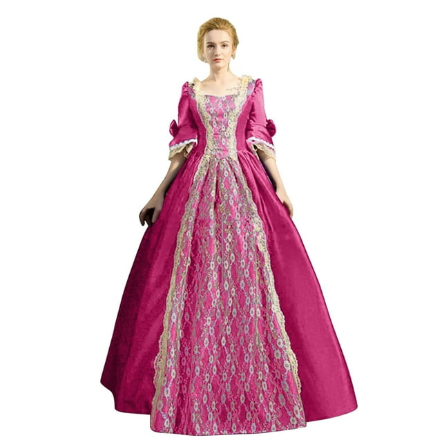 Kcodviy Robes de Cocktail pour Femmes Robe de Sorcière pour Femmes Gothique Grande Taille Style Gothique Vêtements Gothiques pour Femmes 2025 Robe Midi Vintage Corset Manches Longues Évasées Robe Trapèze de Soirée
