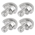 thumbnail image 3 of Shisuyan 4pcs Camera Adapter Screw Iron Silver For Photographers Standard Design, 3 of 8