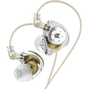 KZ EDX Pro in-Ear Monitor Headphones Wired, IEM Earphones Dual DD HiFi Stereo Sound Earphones Noise Cancelling