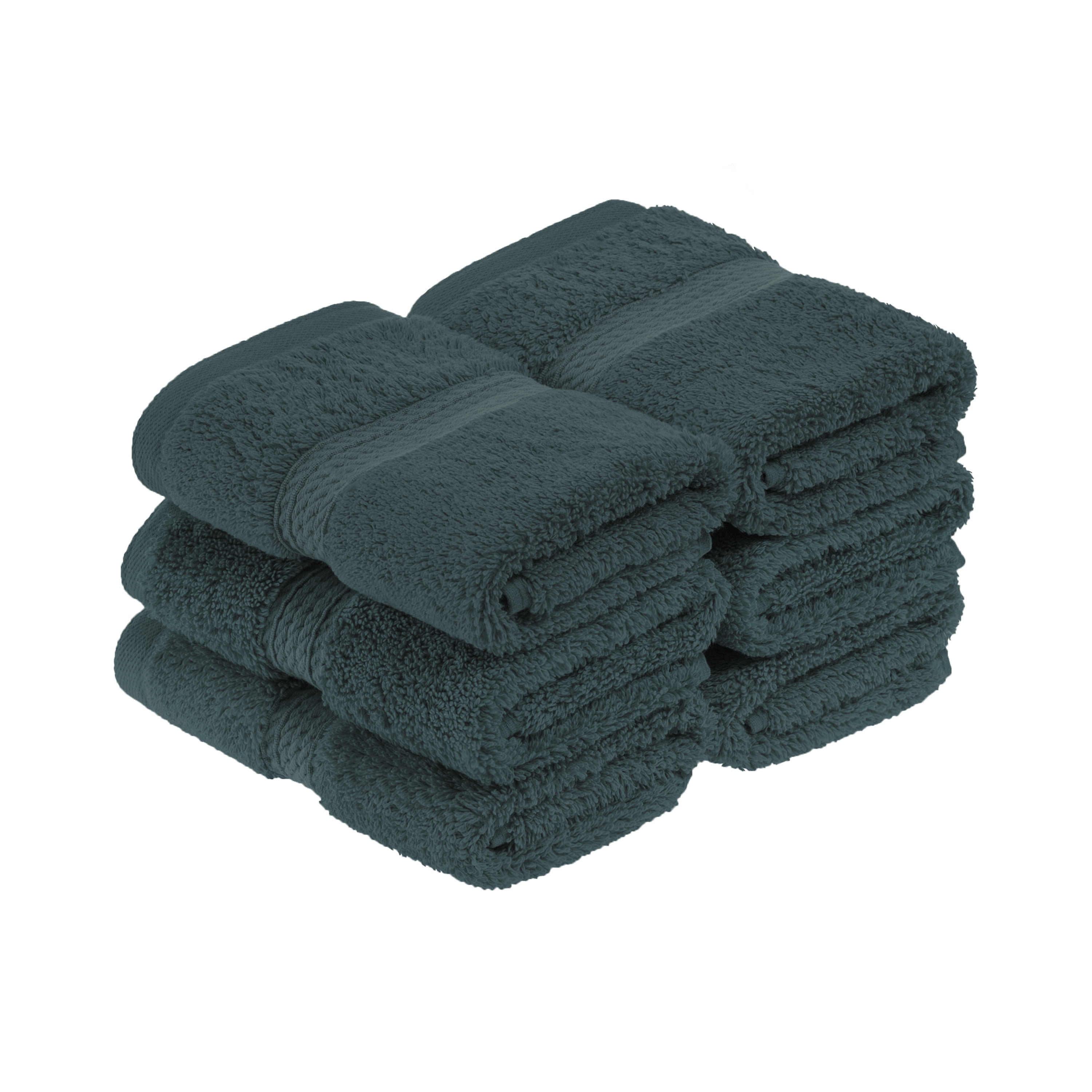 Superior 900GSM Egyptian Cotton 2-Piece Bath Towel Set Forest Green at