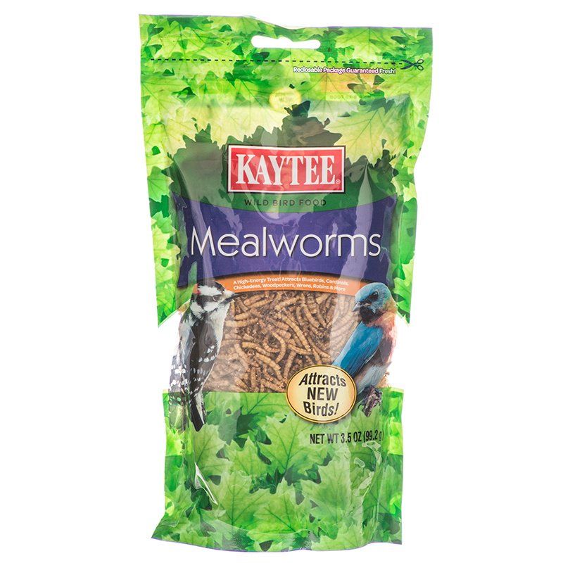 Kaytee Mealworms Bird Food 3.5 oz