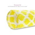 thumbnail image 6 of FBTS Prime 20x6 inch Round Yellow Geometric Bolster Pillows with Inserts, 2 per Pack, 6 of 7