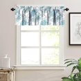 thumbnail image 4 of Ocean Beach Theme Window Valance Curtain,Starfish Seashells Coral, Decorative Curtain Valance for Kitchen Bedroom Decor with Rod Pocket, 4 of 5