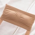 thumbnail image 4 of SDNall Tube Tops for Women Ladies Traceless Comfortable No Steel Ring Breathable Gathering Bra Wounderwear Tube Top Strapless Bra, 4 of 9