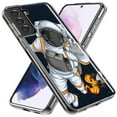 thumbnail image 2 of Mundaze - Case for Samsung Galaxy S23 Ultra Slim Shockproof Hard Shell Soft TPU Heavy Duty Protective Phone Cover - Space Astronaut, 2 of 5