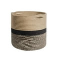 thumbnail image 1 of Cotton Rope Basket Storage Basket Flower Pot Round Office Living Room Clothes Jewelry Boxes Home Storage Box, 1 of 6