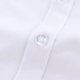 thumbnail image 4 of LYMAYTER Toddler Boys Solid Color Dress Shirts Kids Long Sleeve Button Down Collared Uniform Tops 3-16Y, 4 of 7
