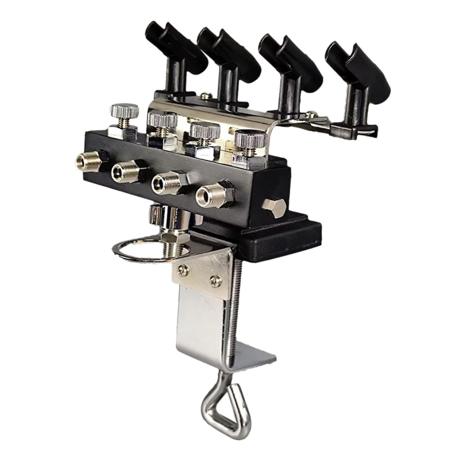 balikha Hold 4 Airbrushes Sturdy Multiple Fixing Rack Desktop Airbrushes Accessories
