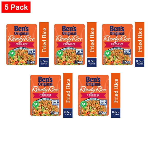 Bens Original Ready Rice Fried Flavored Rice, Easy Dinner Side, 8.5 oz Pouch 8.5 oz - 5 Pack