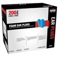 thumbnail image 2 of SAS Safety 6100 Foam Ear Plugs, 200-Pair Pack, 2 of 2