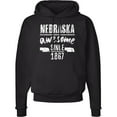 thumbnail image 2 of Inktastic Nebraska Awesome Since 1867 Adult Hoodie Sweatshirt, 2 of 4