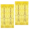 thumbnail image 3 of Billuyoard 2 uds cortinas de papel de aluminio decoración fondos de oropel papel de aluminio colgante flecos borlas para fiesta boda Kits de decoración para fiestas Billuyoard HA006464-00, 3 of 6