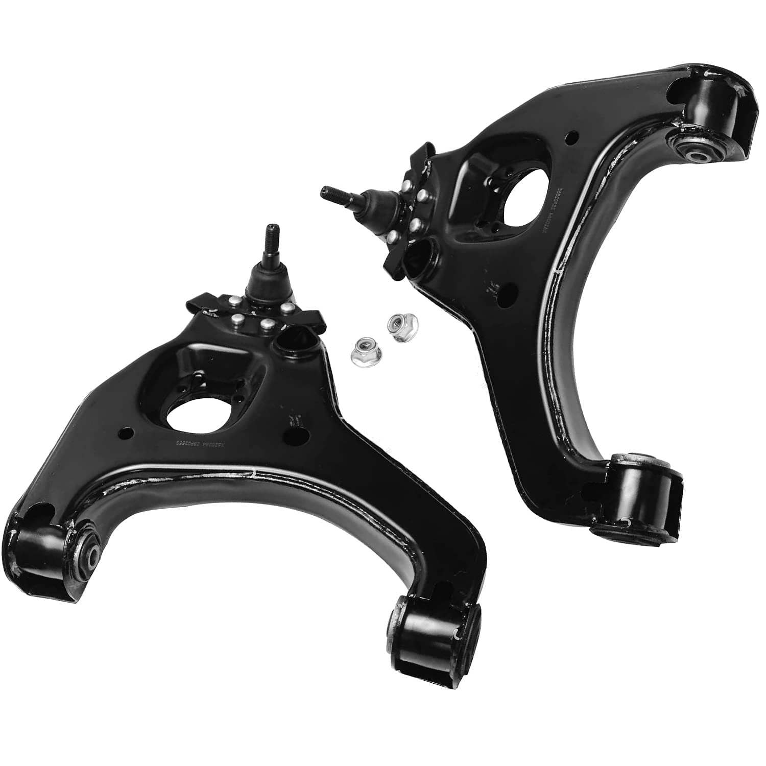 Detroit Axle - RWD Front End 12pc Control Arms Kit for 1999-2006 Chevy Silverado GMC Sierra 1500, 4 Control Arms w/Ball Joints 2 Sway Bars 4 Tie Rods 2 Boots 2000 2001 2002 2003 2004 2005
