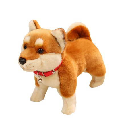 Lifelike Corgi Akita Stuffed Animals Puppy Toy Realistic Shiba Inu Dog Chubby Anime Pillow Super Soft Corgi Puppy Toy Plush Gifts