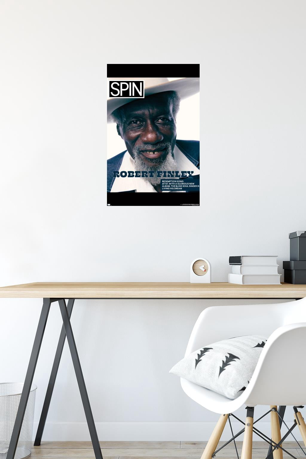 SPIN Magazine - Robert Finley 21 Wall Poster, 14.725" x 22.375"