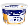 thumbnail image 3 of Knudsen Hampshire 100% Natural Sour Cream, 16 oz Tub, Refrigerated, 3 of 8