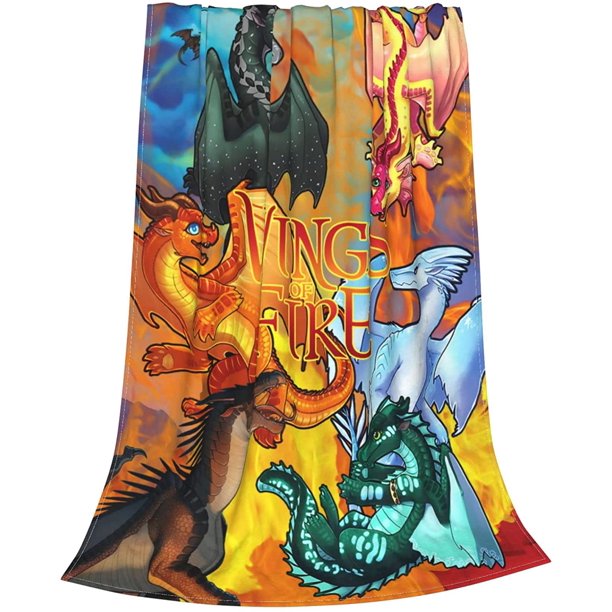 Wings of Fire Flannel Blanket Ultra Soft Micro Fleece Throw Blankets