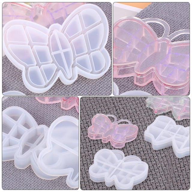 BESTYASH 1Jgo De Silicona Para Resina Epoxi Caja De Joyería DIY Color