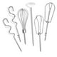 thumbnail image 1 of Hand Mixer Beaters for Stainless Steel Left and Right Turbo Style Beaters,Wire Egg Whisk,Liquid Blending Rod, 1 of 5