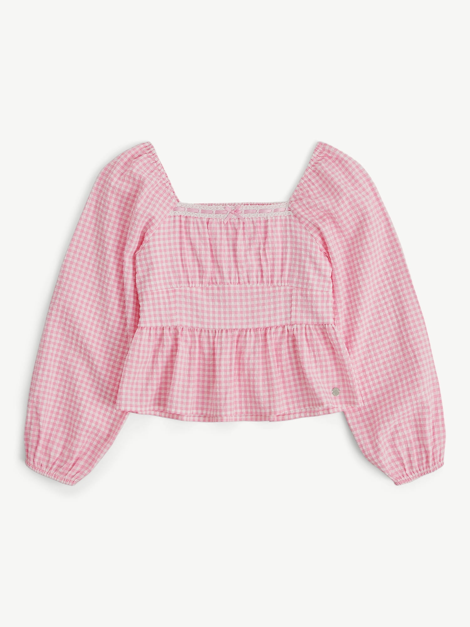 Justice Girl's Peplum Pretty Top, Sizes XS - XLP