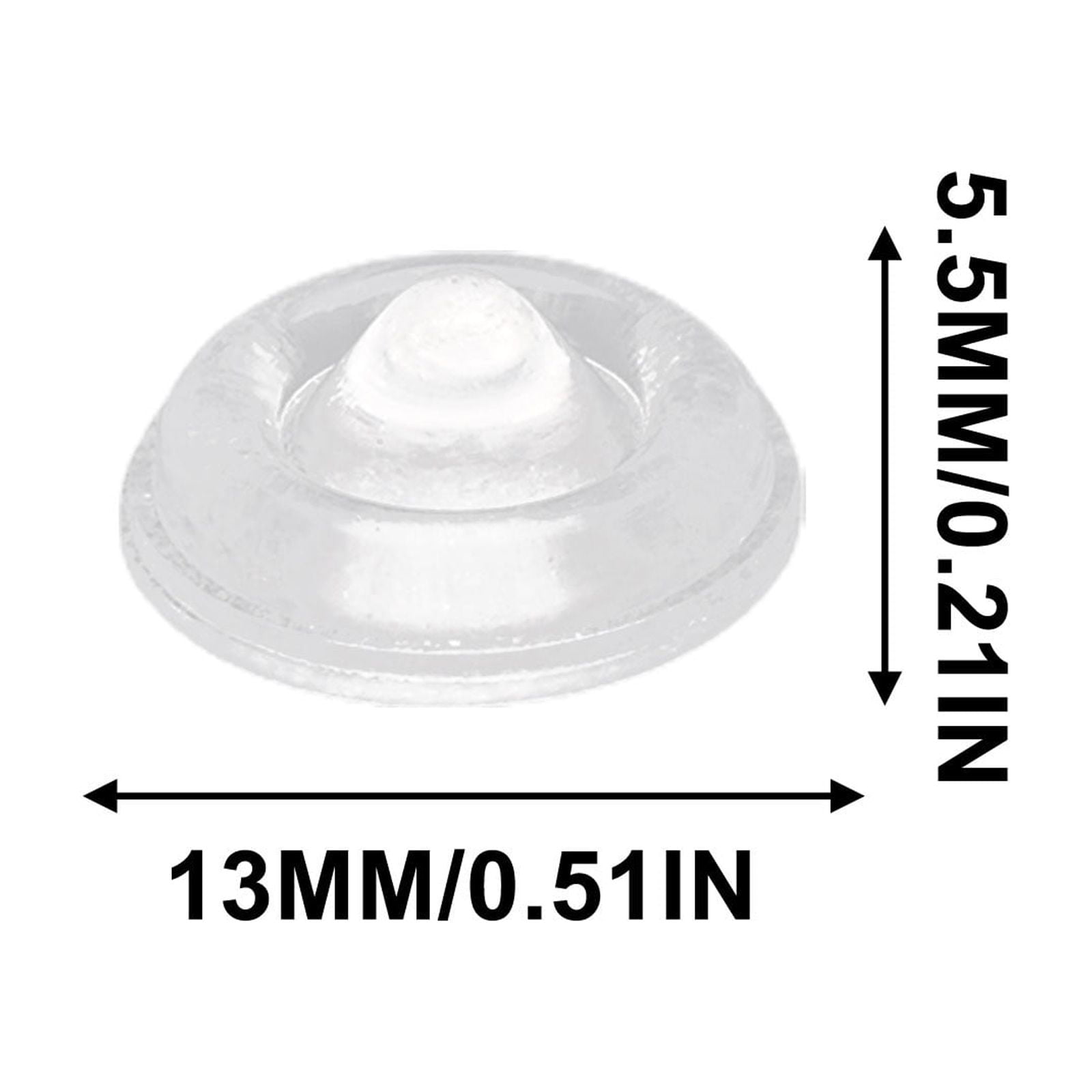 Cabinet Door Bumper Set – Clear PVC Self-Adhesive Silicone Strips, 2 Long & 2 Short, Sound Dampening, Anti-Collision For Cabinets, Drawers & Doors