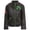 Black, creeper, variant on Minecraft Creeper Faux Leather Moto Jacket Little Kid to Big Kid